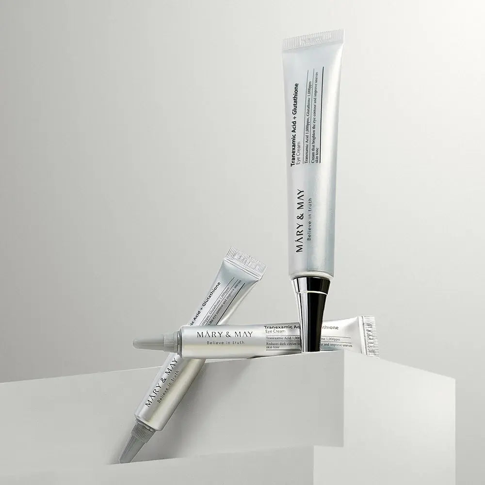 كريم العين بحمض الترانيكساميك والجلوتاثيون، حجم صغير 12 غرام - ماري آند ماي