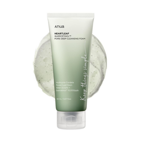 Heartleaf Quercetinol Pore Deep Cleansing Foam 150ML - ANUA