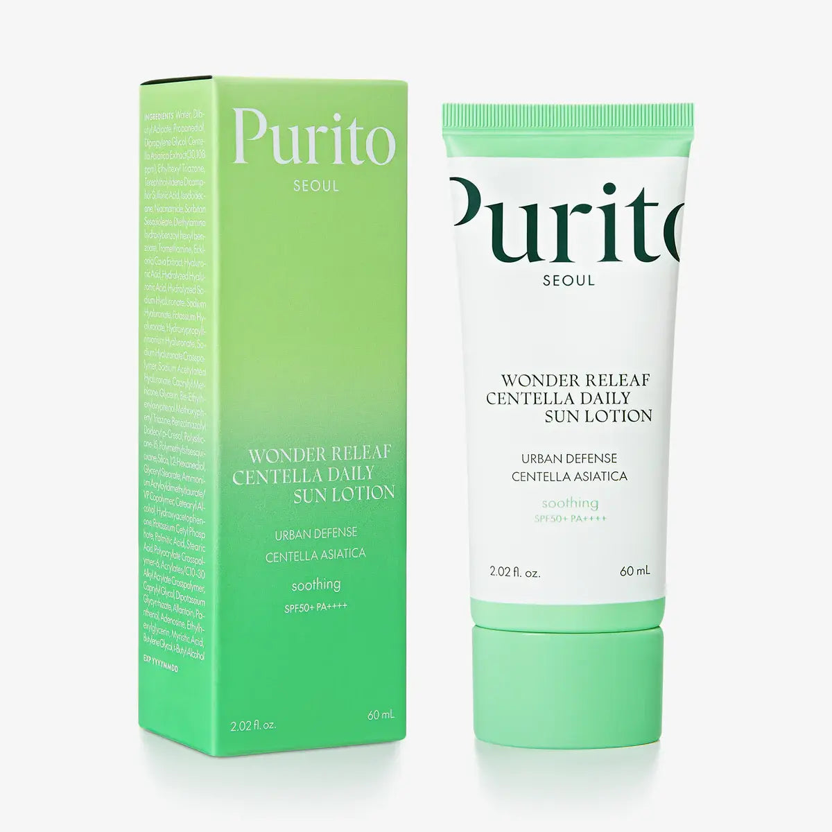 Wonder Releaf Centella Daily Sun Lotion 60ml - Purito SEOUL