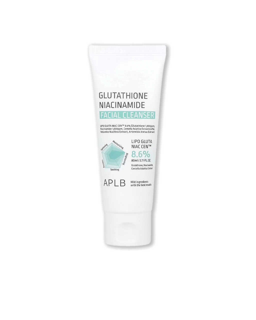 Glutathione Niacinamide Facial Cleanser 80ml - APLB