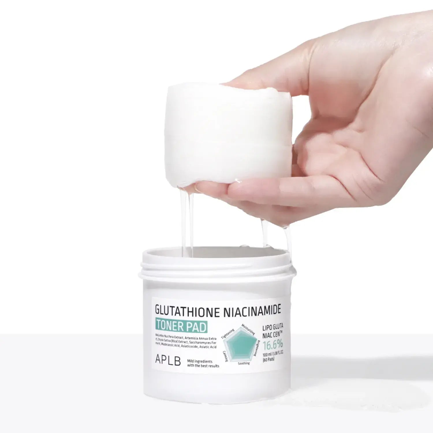 Glutathione Niacinamide Toner Pad 100ml - APLB