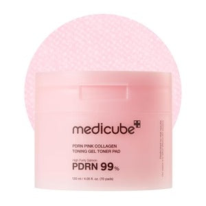 Medicube PDRN Pink Collagen Toning Gel Toner Pad 70