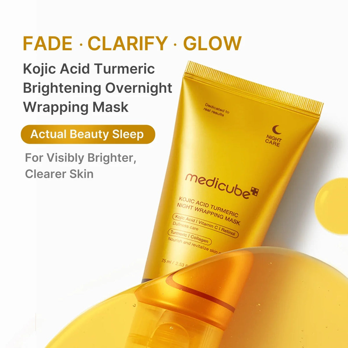 Medicube Kojic Acid Turmeric Night Wrapping Mask