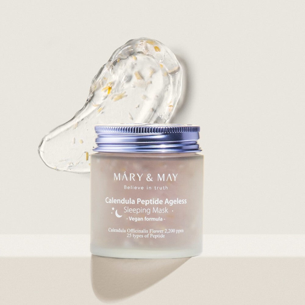 قناع النوم المضاد لعلامات تقدم السن ببتيد الكاليندولا 110 غرام - ماري آند ماي