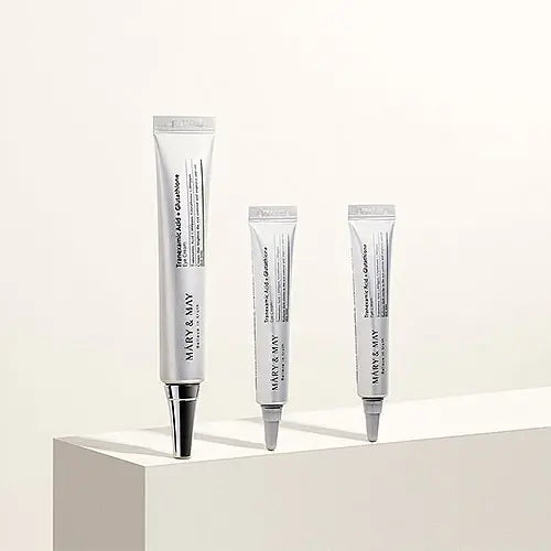 كريم العين بحمض الترانيكساميك والجلوتاثيون، حجم صغير 12 غرام - ماري آند ماي